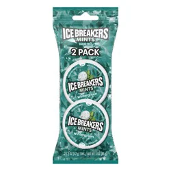 Ice Breakers Wintergreen Flavored Sugar Free Mints Pucks, 1.5 oz (2 Count)