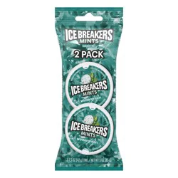 Ice Breakers Wintergreen Flavored Sugar Free Mints Pucks, 1.5 oz (2 Count)