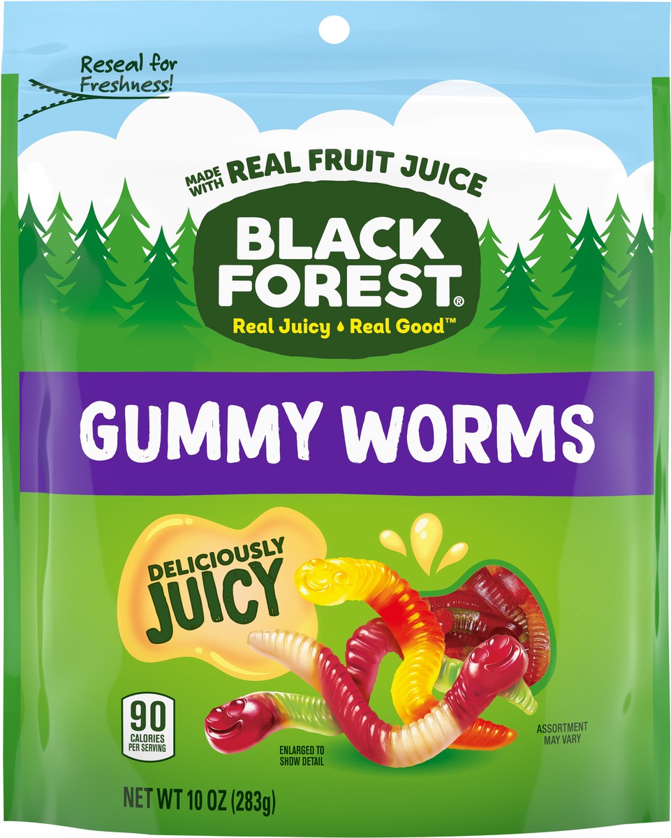 slide 13 of 13, Black Forest Gummy Worms 10 oz, 10 oz