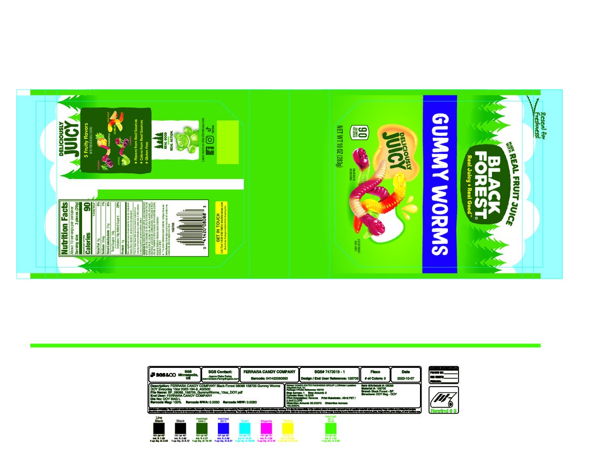 slide 12 of 13, Black Forest Gummy Worms 10 oz, 10 oz