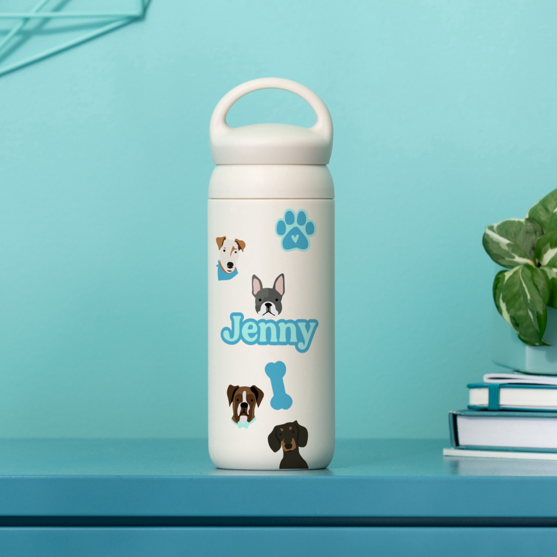 slide 5 of 8, Cricut White Us Letter Waterproof Sticker Set, 6ct., 6 ct