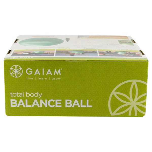 slide 8 of 21, Gaiam Total Body Balance Ball Kit, 65 cm