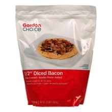 slide 1 of 1, GFS Diced Bacon, 48 oz