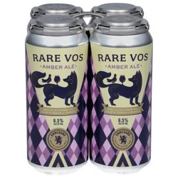 Ommegang Rare Vos Amber Ale Beer - 4 ea