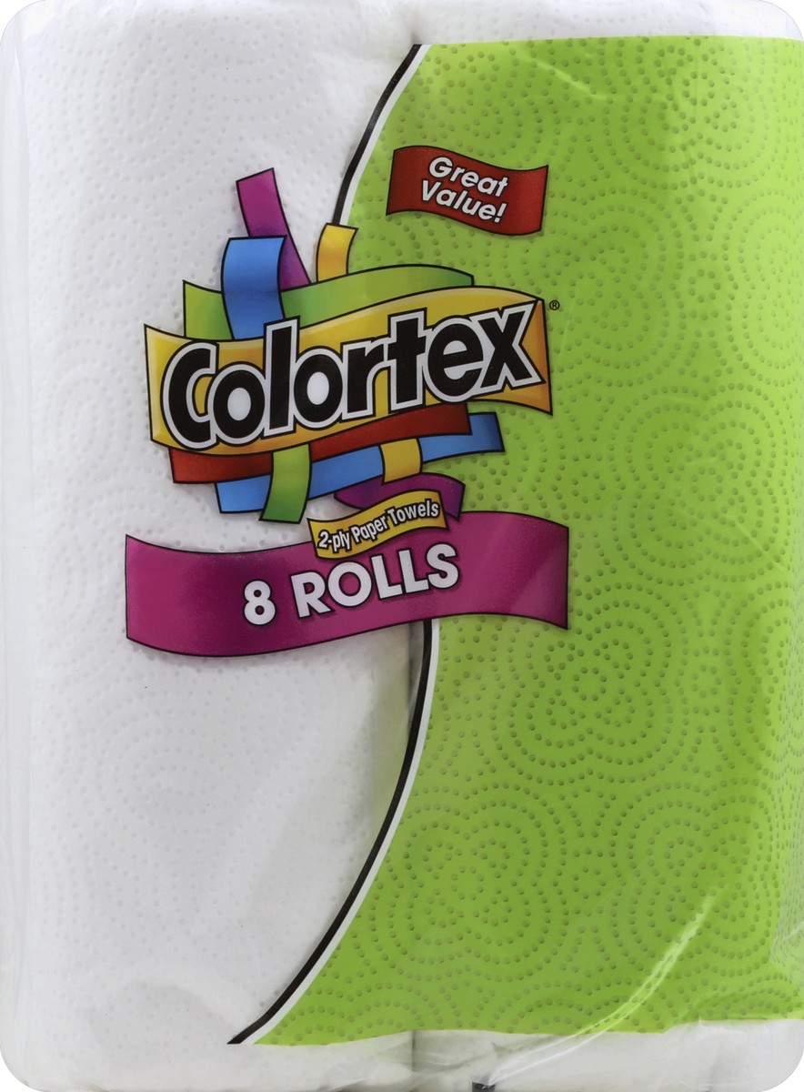 slide 4 of 4, Colortex Paper Towels 8 ea, 8 ct