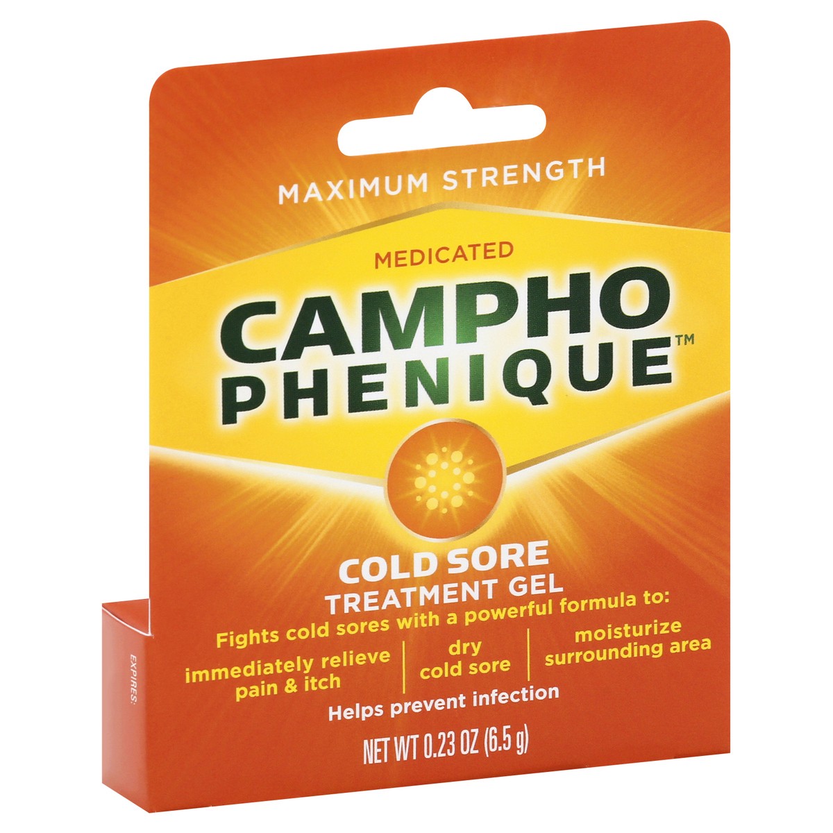 slide 2 of 9, Campho-Phenique Cold Sore Treatment Gel, 0.23 oz