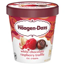 Häagen-Dazs White Chocolate Raspberry Truffle Ice Cream 14 fl oz