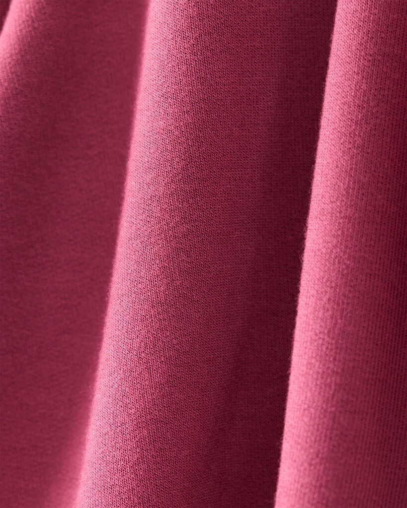 slide 3 of 3, Carter's Carters Baby Girl 2-Piece PurelySoft Long-Sleeve Tee & Pant Set - Burgundy Burgundy 18M, 2 pc