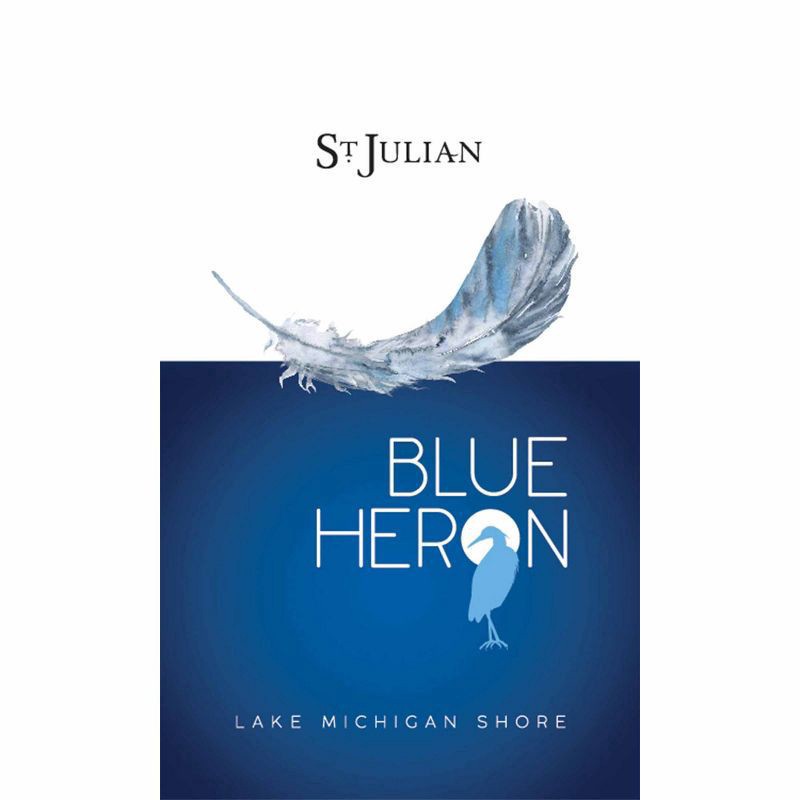 slide 3 of 4, St. Julian Blue Heron White Blend Wine - 750ml Bottle, 750 ml