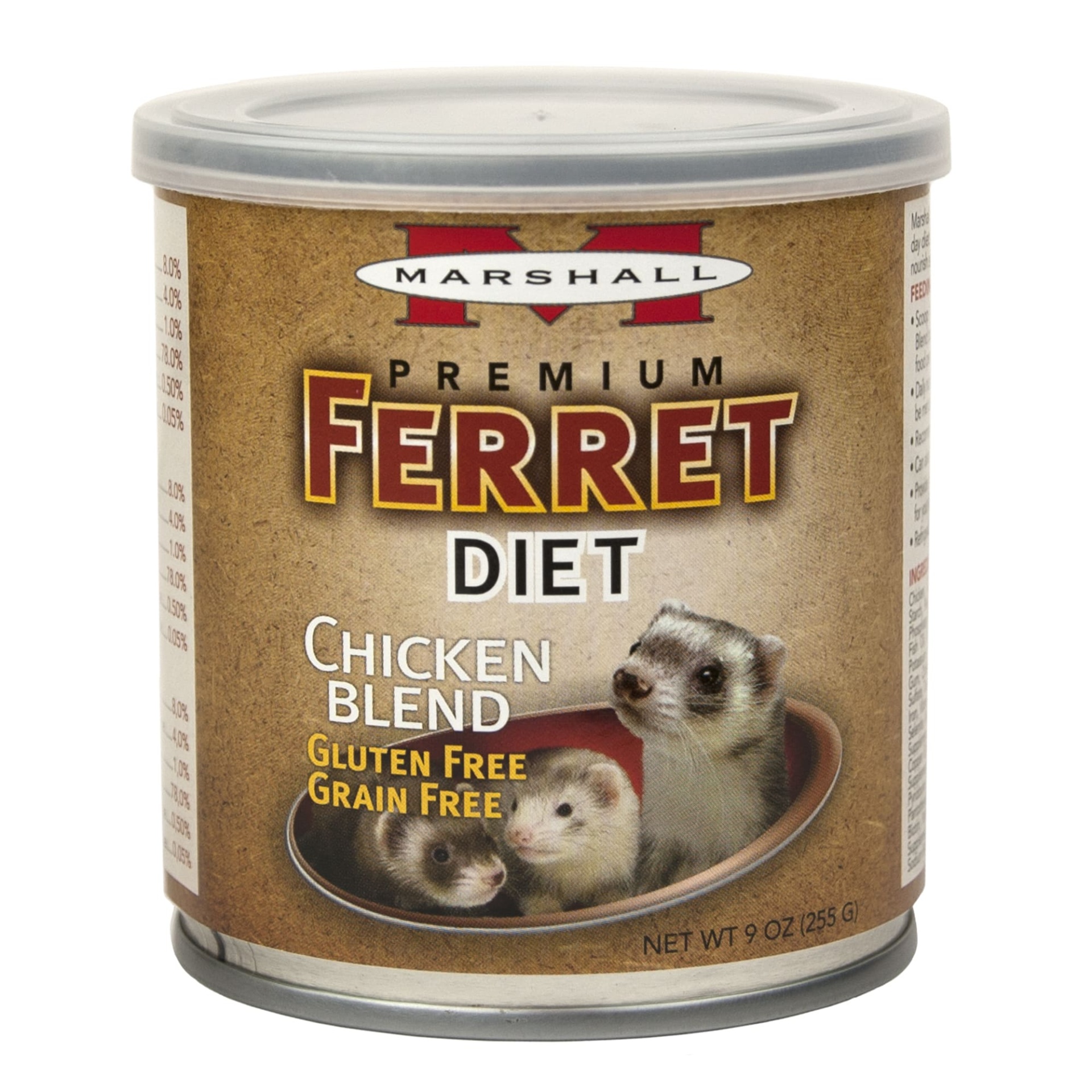 slide 1 of 1, Marshall Pet Products Canned Chicken Blend Ferret Diet Topper, 9 oz