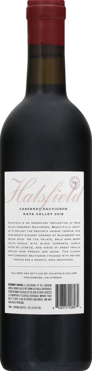 slide 4 of 10, Halsfield Napa Valley 2018 Cabernet Sauvignon 750 ml, 750 ml