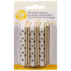 Wilton Birthday Candles 12 ea