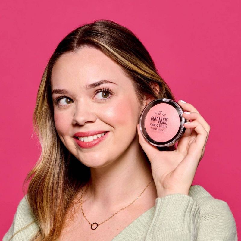 slide 3 of 3, ESSENCE Pure Nude Baked Blush - 01 Shimmery Rose - 0.24oz, 0.24 oz