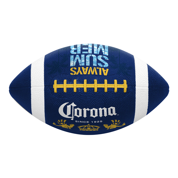 slide 1 of 1, Corona Jr. Rubber Football, 1 ct