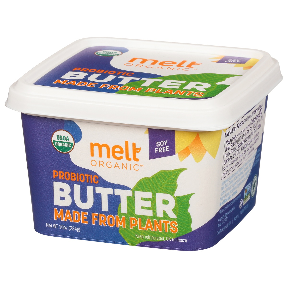 slide 3 of 11, Melt Organic Probiotic Organic Buttery Spread, 10 oz