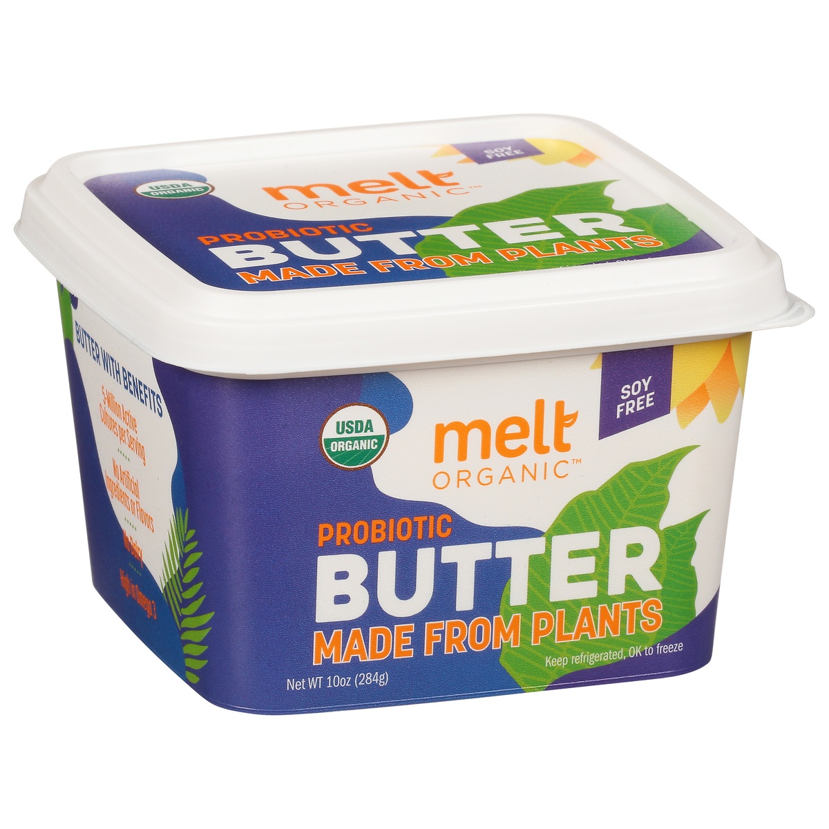 slide 1 of 1, Melt Organic Probiotic Organic Buttery Spread, 10 oz