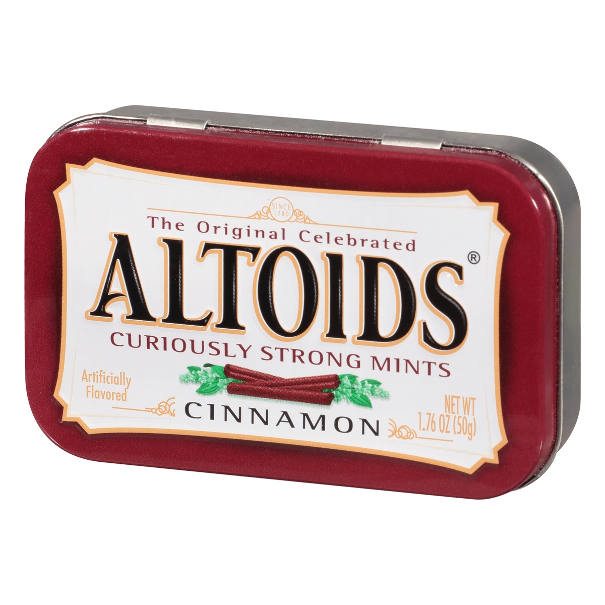 slide 2 of 10, ALTOIDS Cinnamon Mints Single Pack, 1.76 oz