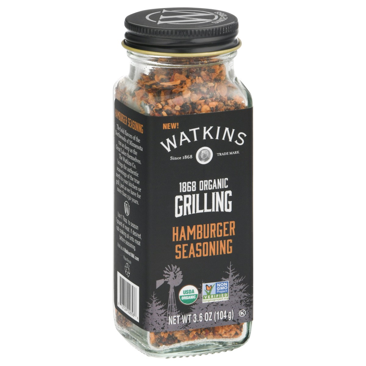 slide 6 of 9, Watkins Grill Seasoning Hamburger, 3.6 oz