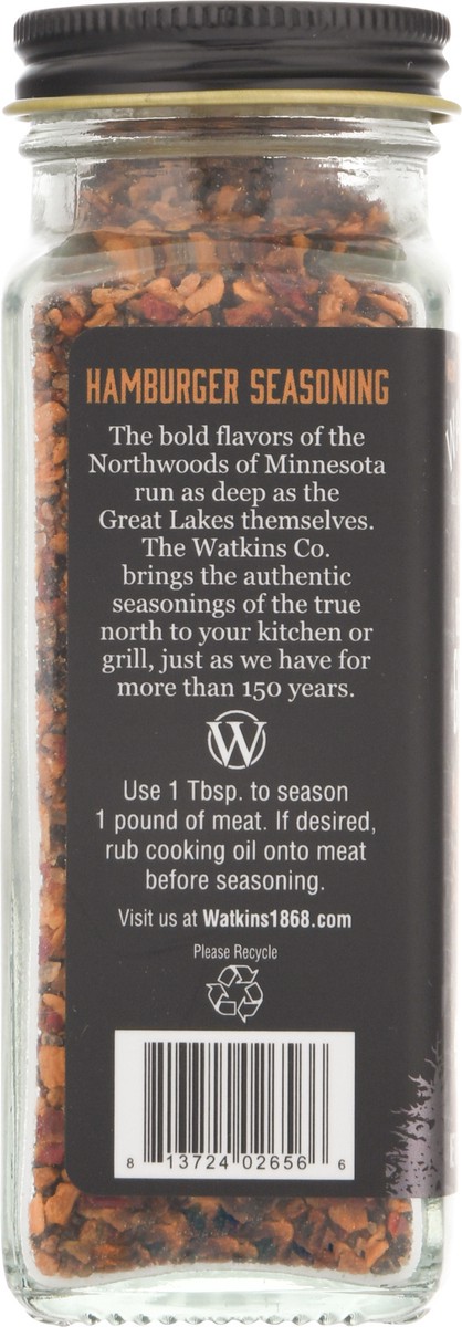 slide 9 of 9, Watkins Grill Seasoning Hamburger, 3.6 oz