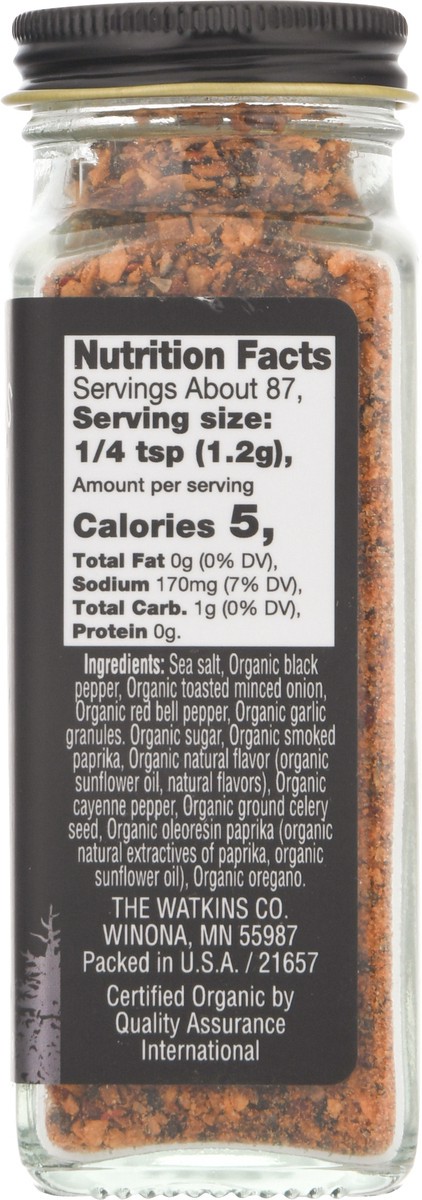 slide 3 of 9, Watkins Grill Seasoning Hamburger, 3.6 oz