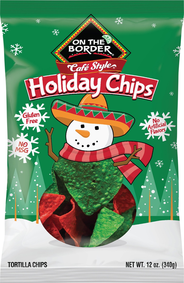 slide 7 of 9, Holiday Red & Green Tortilla Chips, 12 oz