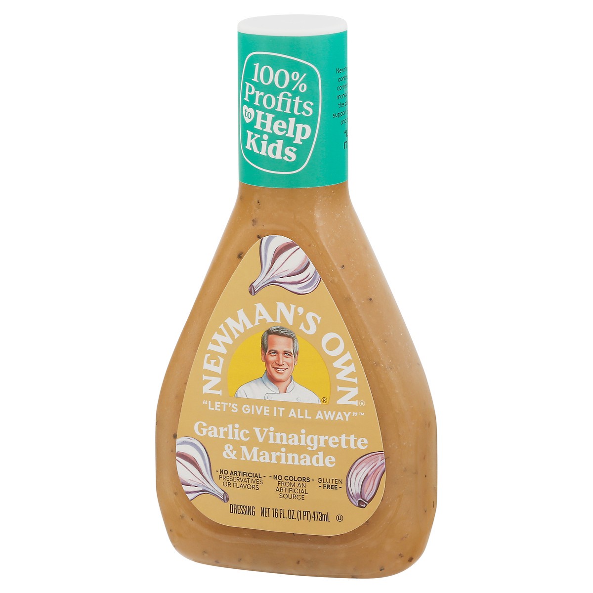 slide 4 of 9, Newman's Own Garlic Vinaigrette & Marinad- 16 oz, 16 oz