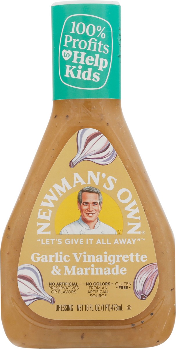 slide 5 of 9, Newman's Own Garlic Vinaigrette & Marinad- 16 oz, 16 oz