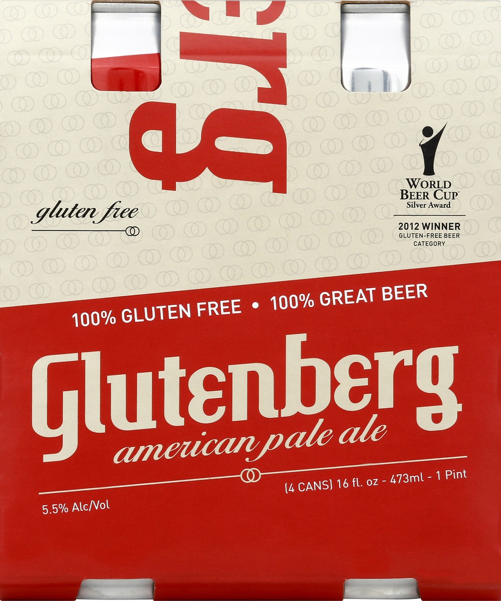 slide 5 of 8, Glutenberg Gluten Free Pale Ale, 64 fl oz