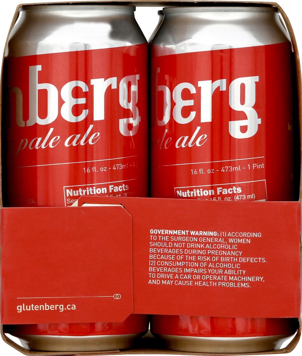 slide 2 of 8, Glutenberg Gluten Free Pale Ale, 64 fl oz