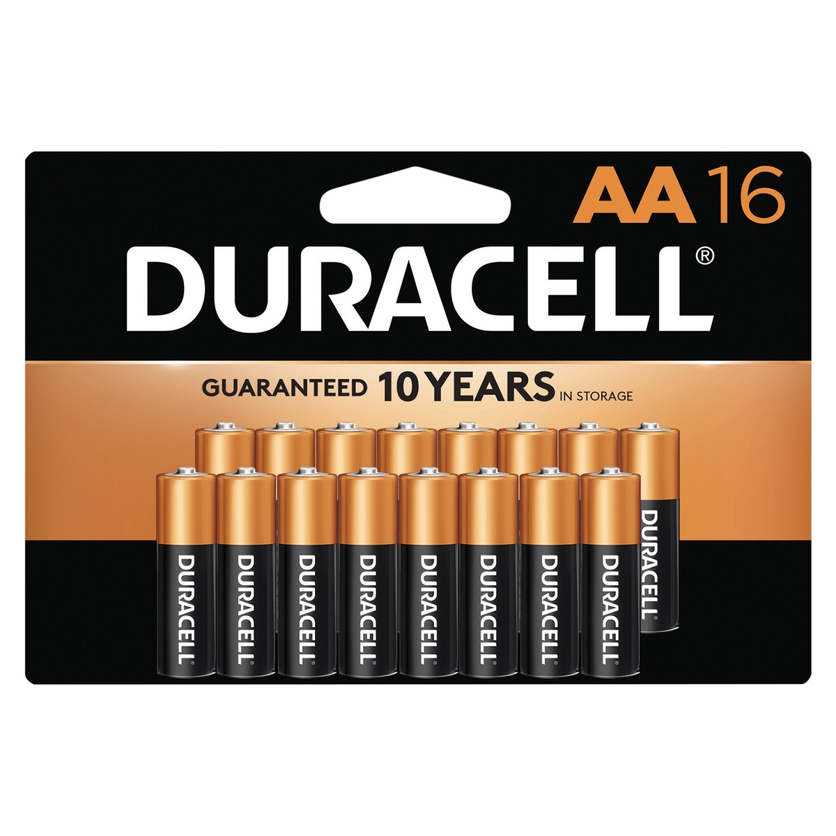 slide 1 of 2, Duracell Coppertop Aa Alkaline Batteries, 16.00 ct