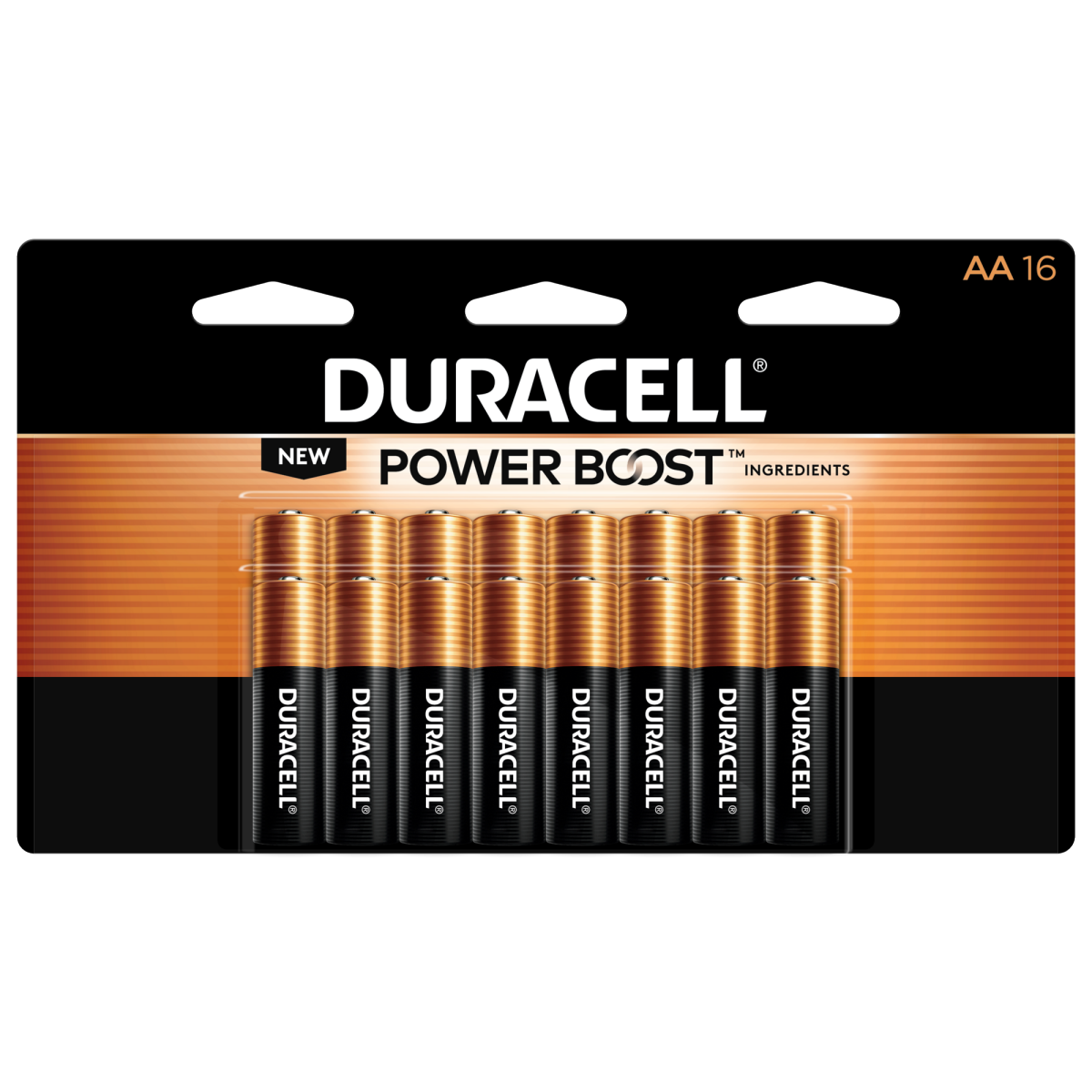 slide 1 of 6, Duracell Coppertop Aa Alkaline Batteries, 16 ct