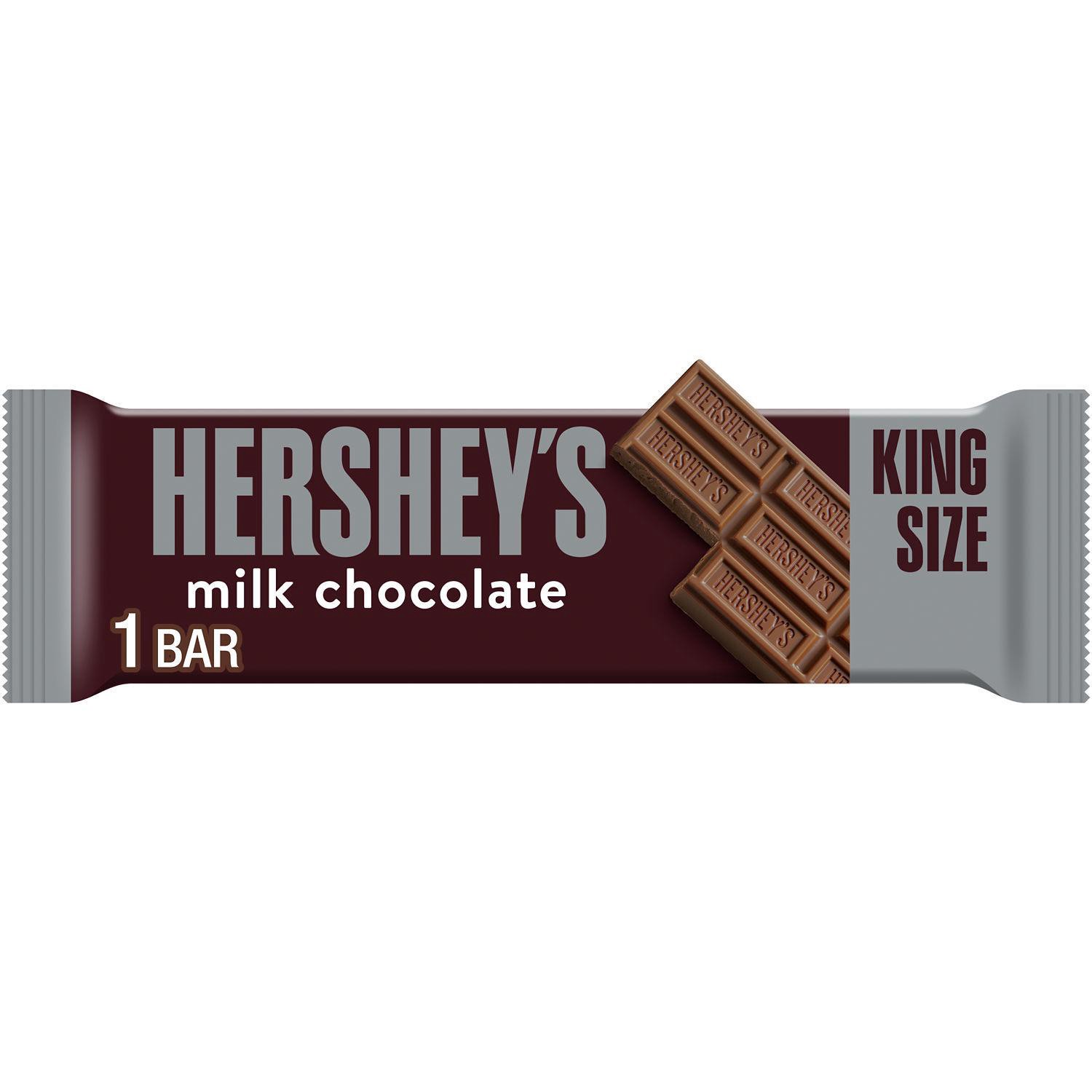 slide 1 of 8, Hershey's Milk Chocolate King Size Bar, 2.6 oz