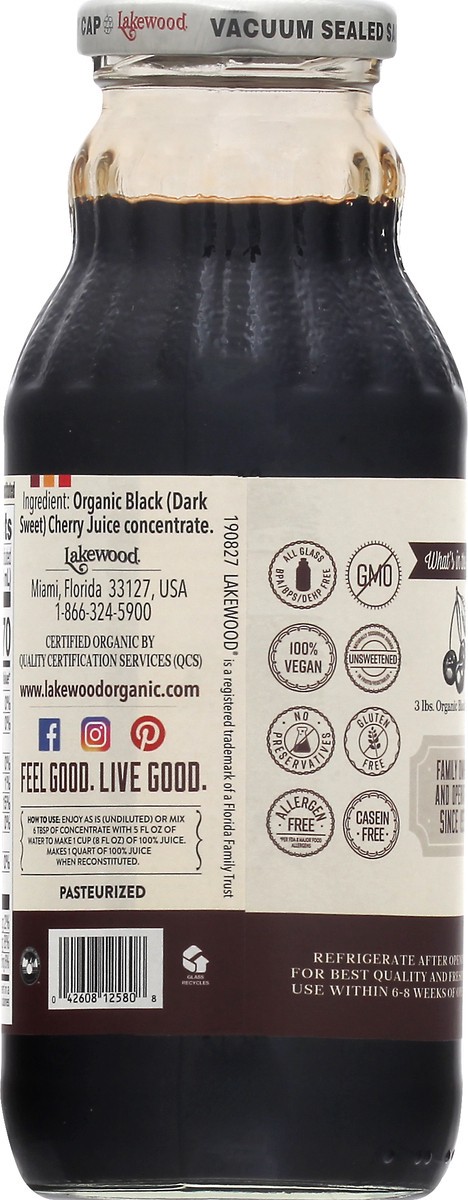 slide 9 of 13, Lakewood Black Cherry Juice Conc, 12.5 fl oz