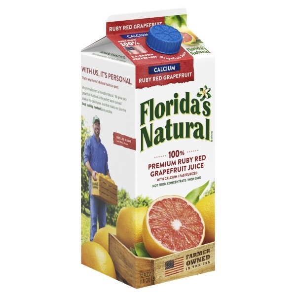 Florida's Natural Ruby Red Grapefruit Juice 52 fl oz Shipt
