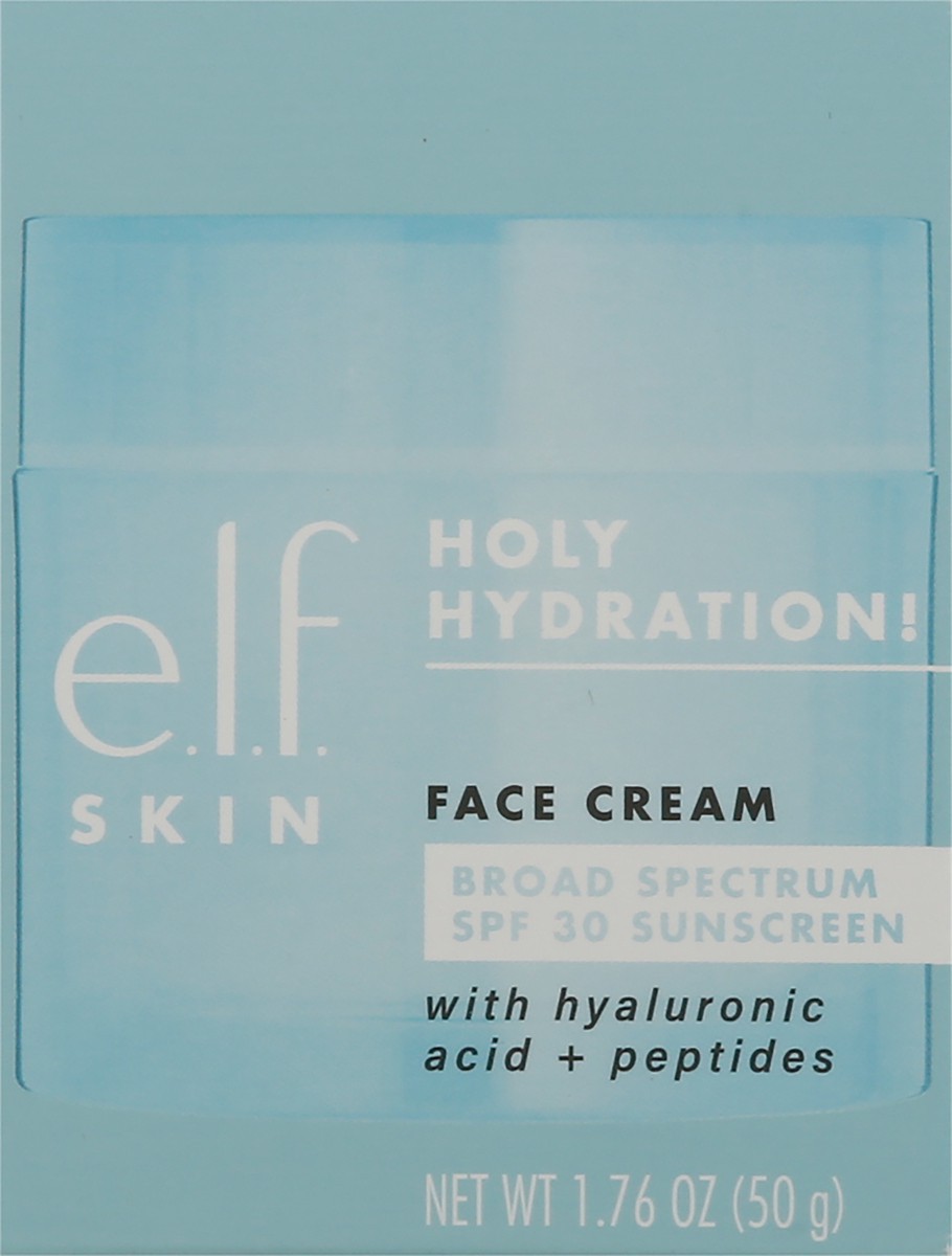 slide 2 of 9, e.l.f. SKIN Holy Hydration! Face Cream Broad Spectrum SPF 30 Sunscreen, 1.76 oz