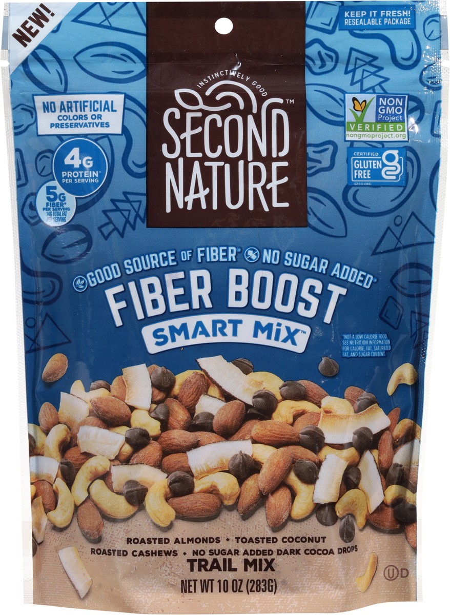 slide 14 of 15, Second Nature Fiber Boost Smart Mix Trail Mix 10 oz, 10 oz