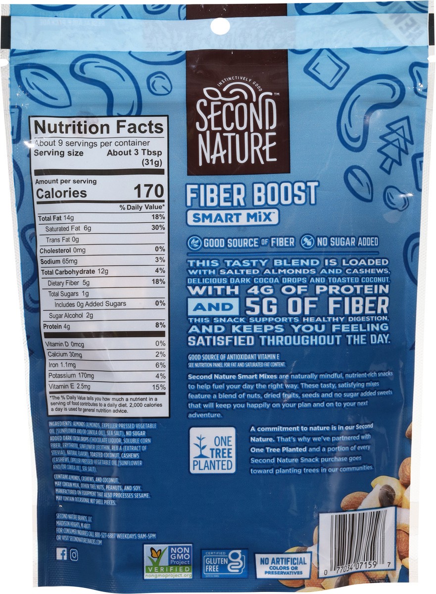 slide 2 of 15, Second Nature Fiber Boost Smart Mix Trail Mix 10 oz, 10 oz