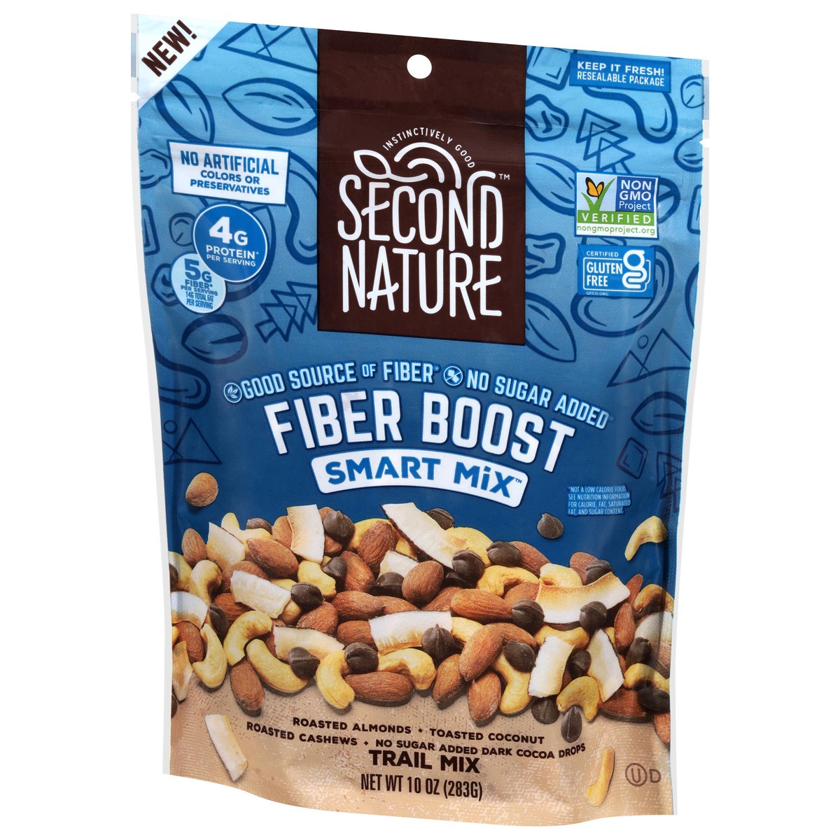 slide 6 of 15, Second Nature Fiber Boost Smart Mix Trail Mix 10 oz, 10 oz
