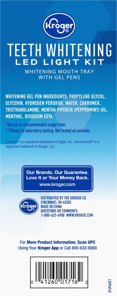 slide 4 of 5, Krogerteeth Whitening Led Light Kit, 1 ct
