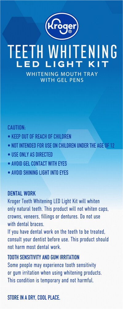 slide 2 of 5, Krogerteeth Whitening Led Light Kit, 1 ct