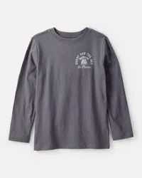 Carter's Carters Boys Shoot For The Sky Long-Sleeve Graphic Tee - Grey Grey XS