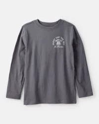 Carter's Carters Boys Shoot For The Sky Long-Sleeve Graphic Tee - Grey Grey XS