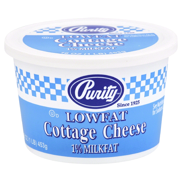 slide 1 of 1, Purity Cottage Cheese 16 oz, 16 oz