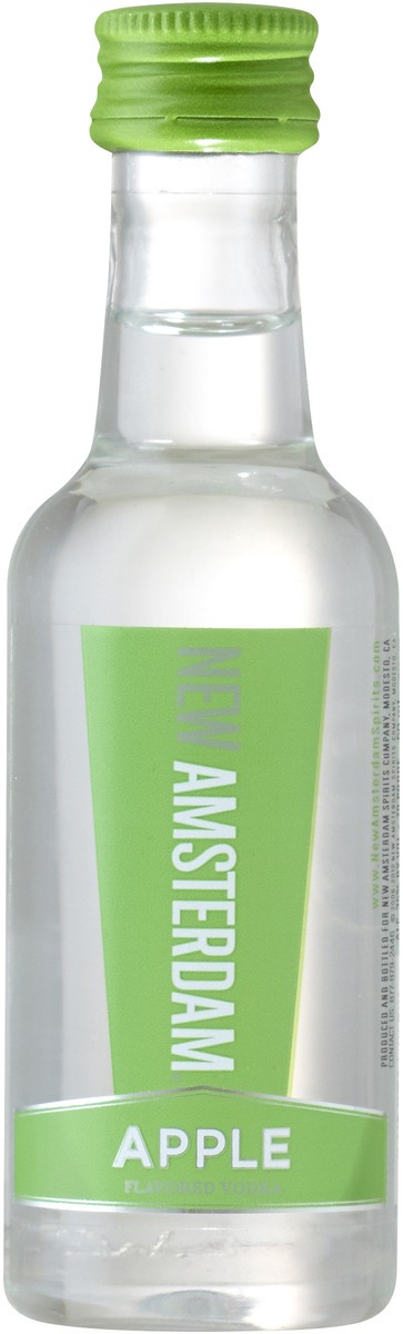 slide 2 of 2, New Amsterdam Apple Vodka, 50 ml