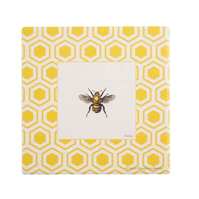 slide 1 of 1, Thirstystone Honey Bee Coaster Single, 1 ct