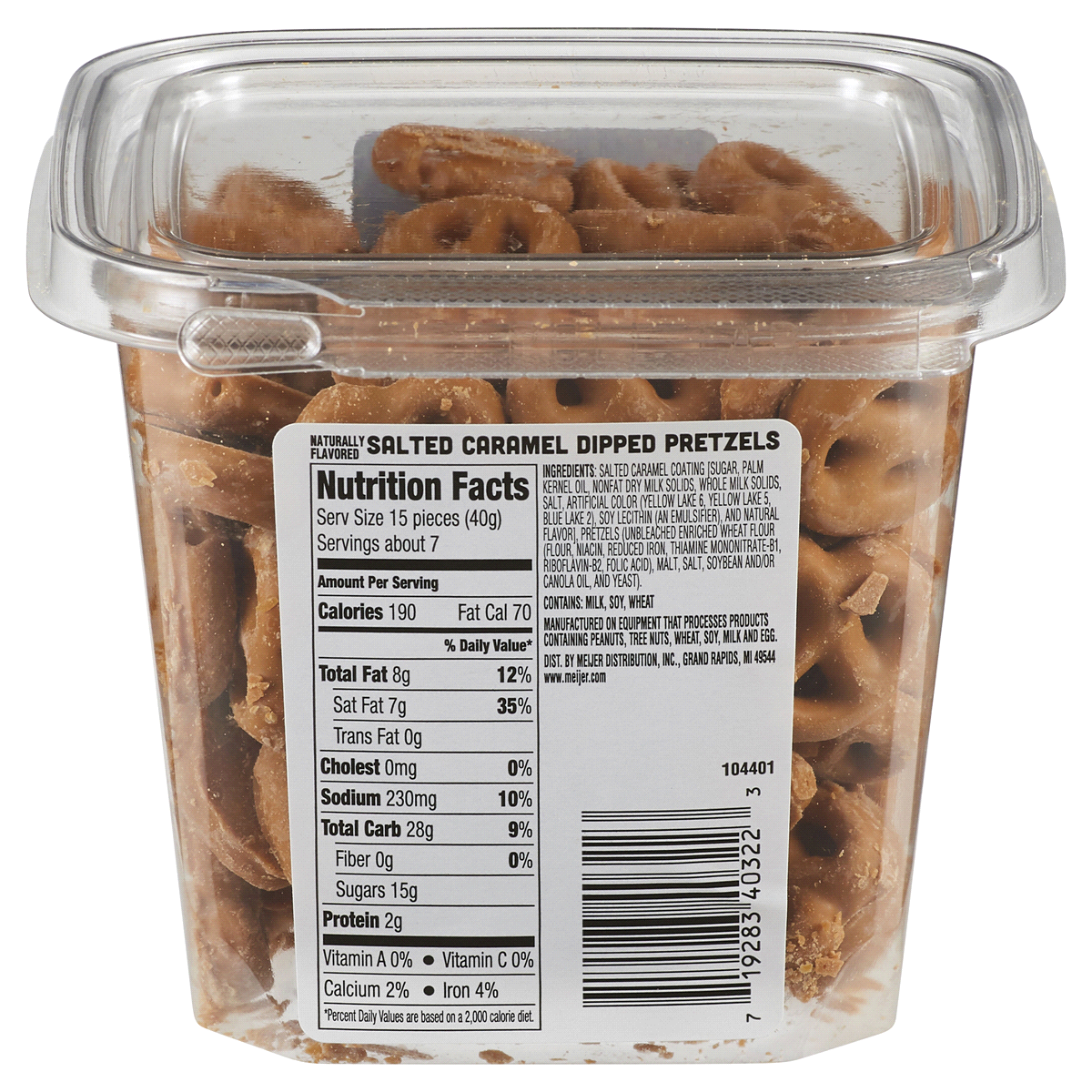 Meijer Salted Caramel Pretzels 10 oz Shipt