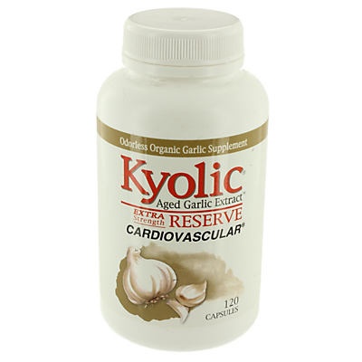 slide 1 of 1, Kyolic Aged Garlic Extract Reserve Capsules, 120 ct