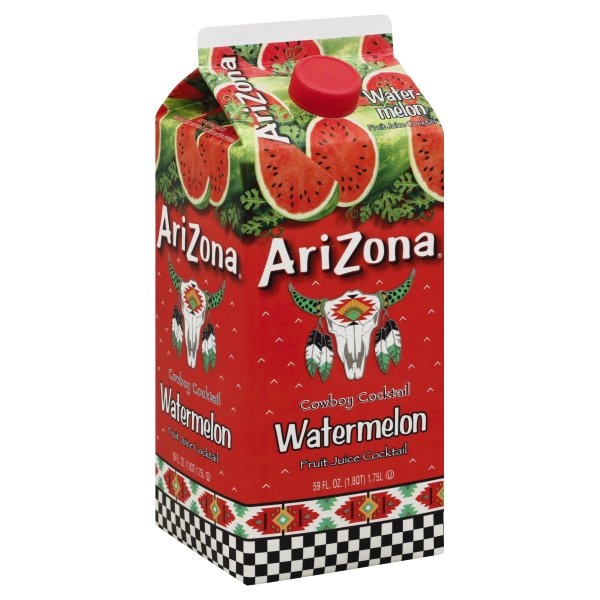 slide 1 of 1, AriZona Watermelon Juice Cocktail - 59 oz, 59 oz