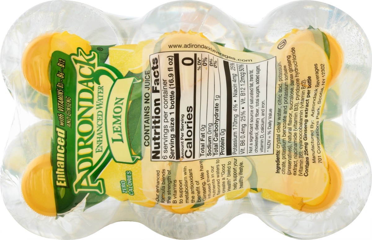 slide 8 of 13, Adirondack Andirondack Flavored Spring Water / Natural Lemon - 101.4 fl oz, 101.4 fl oz
