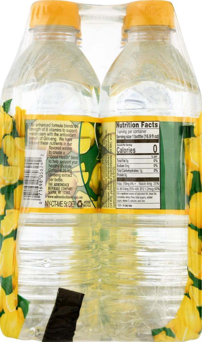 slide 6 of 13, Adirondack Andirondack Flavored Spring Water / Natural Lemon - 101.4 fl oz, 101.4 fl oz